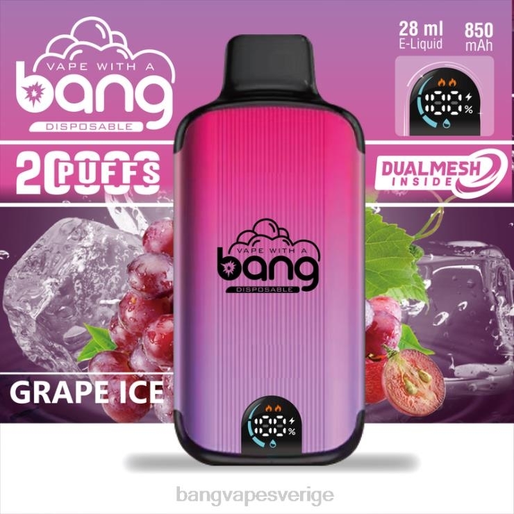 Vape Gang Disposable - Bang Vape Digital Smart Screen 20 000 bloss disponibel V4FN03