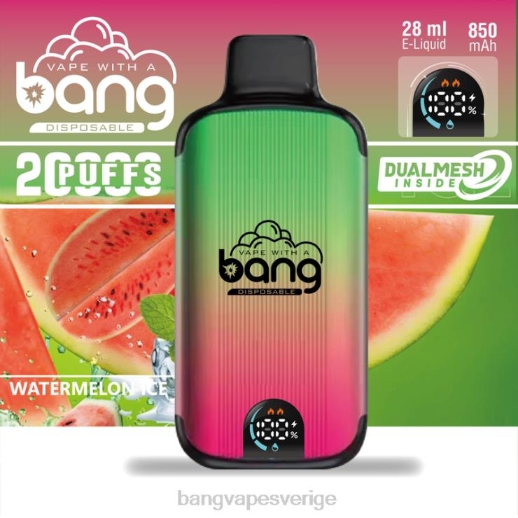 Vape Gang Disposable - Bang Vape Digital Smart Screen 20 000 bloss disponibel V4FN03