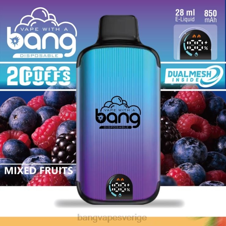 Vape Gang Disposable - Bang Vape Digital Smart Screen 20 000 bloss disponibel V4FN03