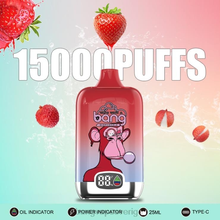 Vape Gang Sverige - Bang Vape Digital Smart Screen 15000 puffar 25ml disponibel V4FN011