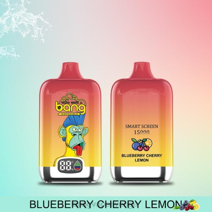 Vape Gang Sverige - Bang Vape Digital Smart Screen 15000 puffar 25ml disponibel V4FN011