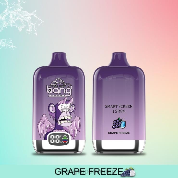 Vape Gang Sverige - Bang Vape Digital Smart Screen 15000 puffar 25ml disponibel V4FN011