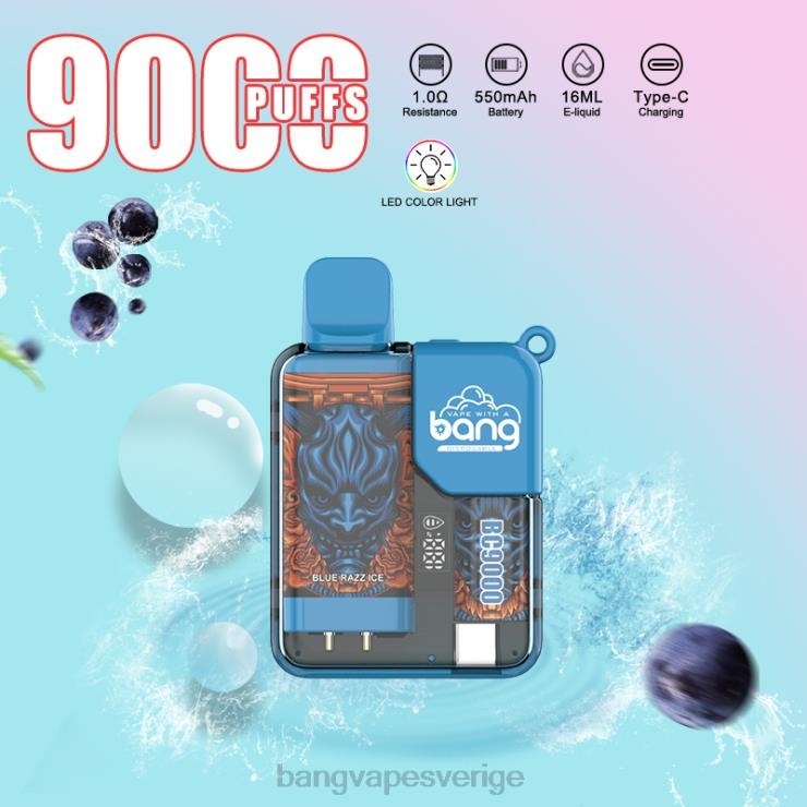 Bang Vape Sverige - Bang Vape Box BC9000 förfylld 16ml disponibel V4FN06