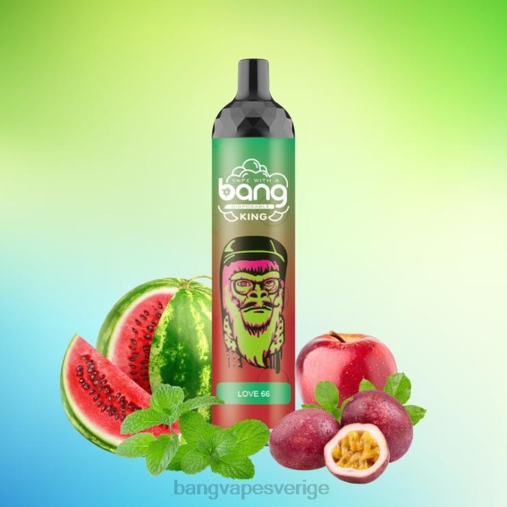 Bang Vape Shop - Bang Vape King 6000 puffar 5% nic uppladdningsbar typ-c disponibel V4FN08