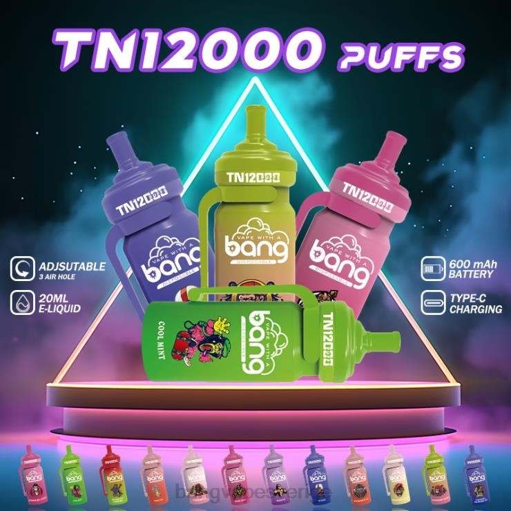Bang Vape Stockholm - Bang Vape TN12000 pod med mesh spole disponibel V4FN05