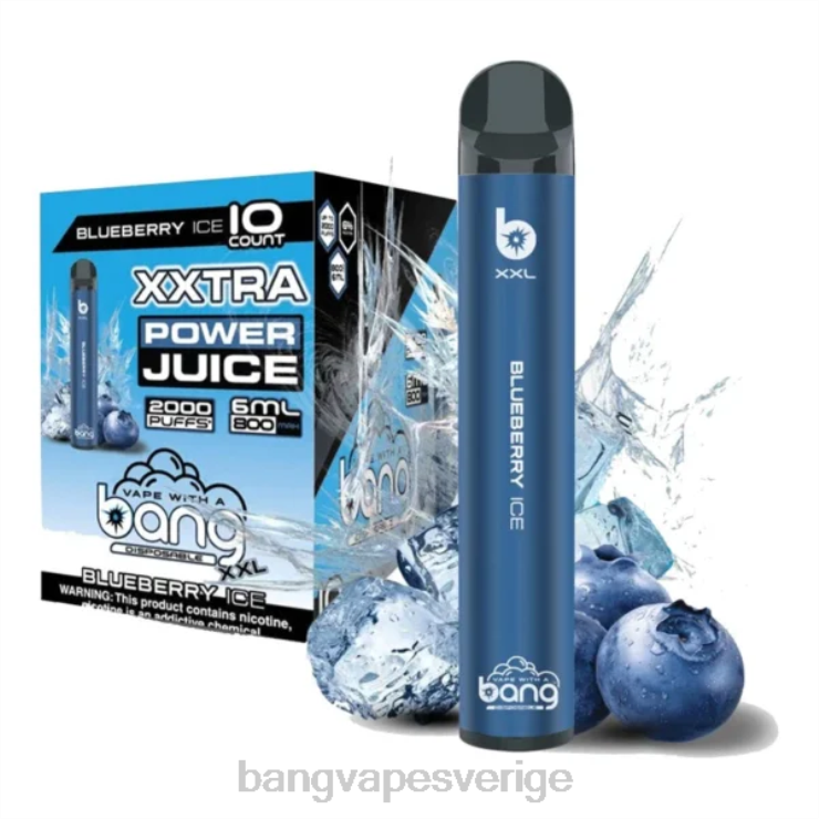 Bang Disposable Vape - Bang Vape XXL 2000 bloss blåbärsis V4FN014