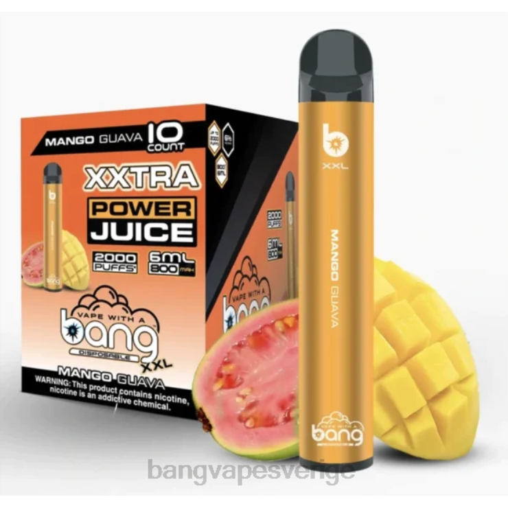 Bang Vape Review - Bang Vape XXL 2000 bloss mango guava V4FN020