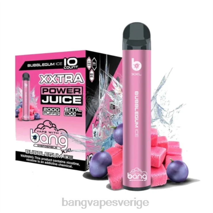 Bang Vape Stockholm - Bang Vape XXL 2000 bloss tuggummi is V4FN015