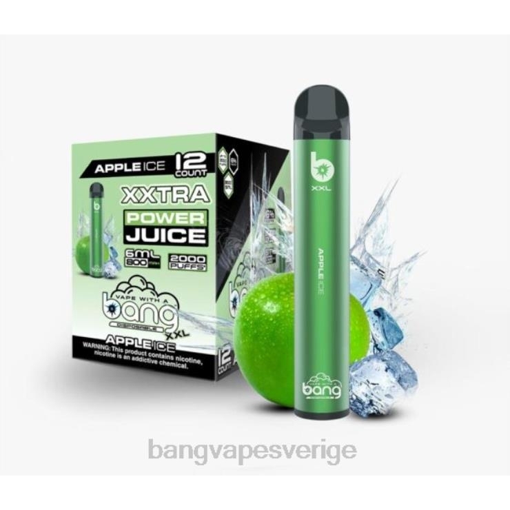 Vape Gang Stockholm - Bang Vape XXL 2000 bloss äppelis V4FN012