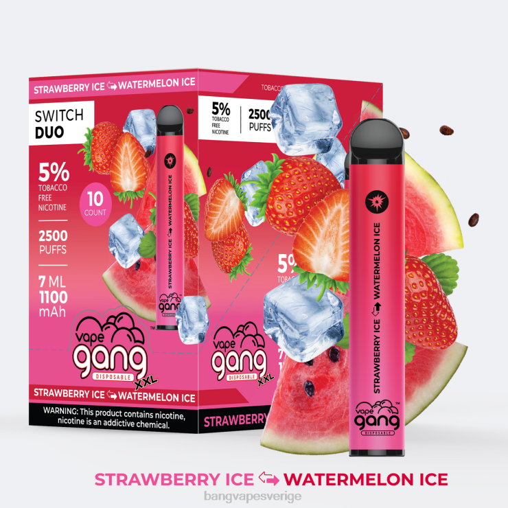 strawberry ice - vattenmelon ice