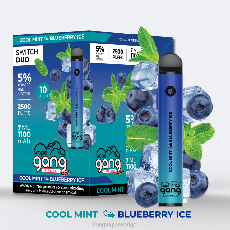 Bang Disposable Vape - Vape Gang Switch Duo 2 smaker (kartong med 10 st) passionsfrukt - guava is V4FN044